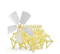 Wind Powered Walking Robot, Wind-Powered Strandbeest Model, DIY Assembly Walker Educational Toy Kit, Wind Power Perpetual Motion Machine Toy, Adult Science Series