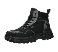Wind Proof And Waterproof Safety Boots Mens Lightweight Anti Slip Steel Toe Cap Trainers Anti Puncture Toe Protective Boots Hiking Boots Construction Industrial Work & Utility Footwear Work Shoes