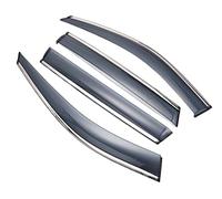 Wind Rain Sun Deflectors 4pcs Plastic Exterior Visor For Dodge For Journey 2013 2014 2015 2016 2017 Vent Shades Window Sun Rain Guard Deflector
