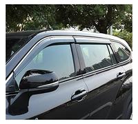 Wind Rain Sun Deflectors For Toyota For Highlander For Kluger XU70 2021 2022 2023 Car Window Visor Abs Weather Shield Cover Protection Car-styling(Rear right)