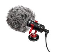 Wind Resistant Universal Camera Microphone for Video Microphone and DLSR Cameras, iPhone, Smartphones