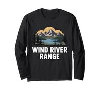 Wind Rivers Range Hiking Camping Climbing Wilderness Trails Long Sleeve T-Shirt