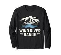 Wind Rivers Range Hiking Camping Climbing Wilderness Trails Long Sleeve T-Shirt