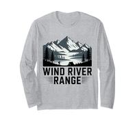 Wind Rivers Range Hiking Camping Climbing Wilderness Trails Long Sleeve T-Shirt