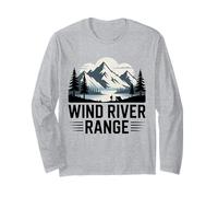 Wind Rivers Range Hiking Camping Climbing Wilderness Trails Long Sleeve T-Shirt