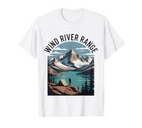 Wind Rivers Range Hiking Camping Climbing Wilderness Trails T-Shirt