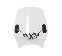 Wind Screen Extension For Keeway For Superlight For 125 For 150 For 200 Universal ABS Motorcycle Windscreen Windshield Wind Deflector Windshield Covers Screen(Transparent)