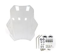 Wind Screen Extension Universal Motorcycle Windshield Spoiler Air Deflector Screen Smoke Lens Motorcycle Deflector(Transparent 22-25mm)