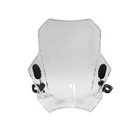 Wind Screen Extension Universal Motorcycle Windshield Spoiler Air Deflector Screen Smoke Lens Motorcycle Deflector(Transparent 22-28mm)