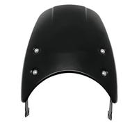 wind screen motorcycle Motorcycle Windshield Wind Deflector Windscreen Fairing Screen For Ducati Scrambler Full Throttle 2015-2019 Icon Mach 2.0 2018(Black)