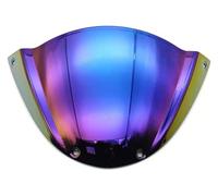 Wind Screen Motorcycle Sports Windshield Visor For Ducati For Monster 696 796 1100 1100S Double Bubble Transparent Rainbow Windshield(Dark rainbow)