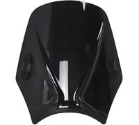 Wind Screen Motorcycle Windscreen Deflectors For DUCATI Monster 797 796 696 1000 EVO Scrambler Icon Urban Enduro Round Headlight Spoiler Windshield(Black)