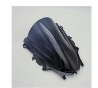 Wind Screen Motorcycle Windscreen Deflectors For YZF R25 YZF-R3 2019-2023 Race Shield Sports Touring Parts Double Bubble Spoiler Windshield(Smoke Black)