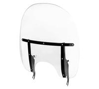 Wind Screen Motorcycle Windscreen Windshield For For Softail For Slim Fat Boy Lo FLSTFB Deluxe FLS FLSS FLST FLSTC FLSTF FLSTN 2000-2017 Air Deflector(Black)