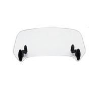 Wind Screen Shield Motorcycle Windshield Extension Adjustable For RSV1000R Motorcycle Autocycle Spoiler(Large Transparent)