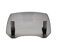 Wind Screen Shield Universal Motorcycle Windshield Extension Adjustable Spoiler Motorcycle Accessories Autocycle Spoiler(Smoke)