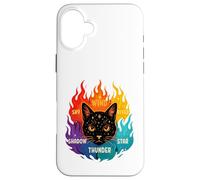 Wind Shadow River Star Thunder Sky Cat Feline Warriors Case for iPhone 16 Plus