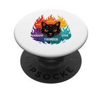 Wind Shadow River Star Thunder Sky Cat Feline Warriors PopSockets Adhesive PopGrip