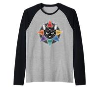 Wind Shadow River Star Thunder Sky Cat Feline Warriors Raglan Baseball Tee