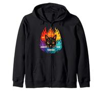 Wind Shadow River Star Thunder Sky Cat Feline Warriors Zip Hoodie