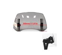 Wind Shield Motorcycle Windshield Cover For Kymco Agility 125 Downtown 2017 Windscreen Wind Deflectors Extension Adjustable Spoiler Clamp-On(Titanium,X-2)