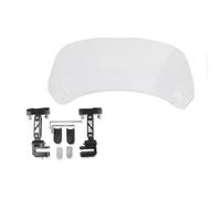 Wind Shield Motorcycle Windshield For Kymco Agility 125 Downtown 2017 Windscreen Wind Deflectors Extension Adjustable Spoiler Clamp-On(Clear,X-6)