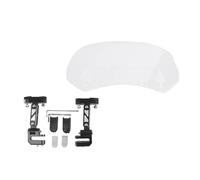 Wind Shield Motorcycle Windshield For Kymco Agility 125 Downtown 2017 Windscreen Wind Deflectors Extension Adjustable Spoiler Clamp-On(Clear,X-7)