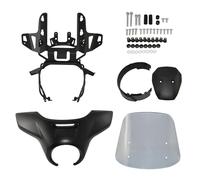Wind Shield Screen Motorcycle Wind Screen Windshield Cover For Rebel CMX 1100 CM1100 SC83 2021-2024 Front Headlight Fairing Cowl Windscreen Windproof(Matte black,X-2)