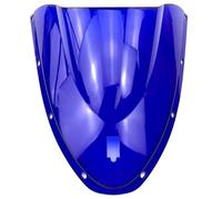 Wind Shield Screen Motorcycle Windshield Covers For Ducati 999 749 2005 2006 Front Windscreen Double Bubble Wind Deflectors Spoiler Visor Viser Windproof(BLUE)