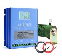 Wind Solar Hybrid Charge Controller, 1400W Wind and Solar Charge Controller, Auto 12V/24V Battery Off Grid Controller Boost MPPT 800W Wind Turbine, 600W Solar Panel