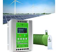 Wind Solar Hybrid Charge Controller 2000W, MPPT 12V 24V 48V Compatibility, Efficient Wind Turbine and Solar Power Management System