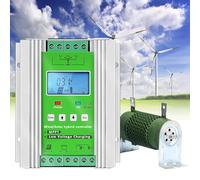 Wind Solar Hybrid Charge Controller, MPPT, 12V 24V 48V, LCD Energy Control for Wind Turbines and Solar Panels, Suitable for Supplementary Systems