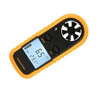 Wind Speed Anemometer, LCD Display Digital Handheld Anemometer Wind Speed Meter Gauge with 5 Units Selection Manual Automatic Switch for Outdoor Detection