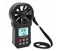 Wind Speed Meter, Handheld Digital Anemometer, Air Flow Gauge with LCD Backlight Screen, High Accuracy Temperature Tester, Wind Speed Measurement Tool for Sailboats Surfing Fishing