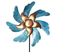 Wind Spinner Metal Outdoor Yard Art Decorative Sculptures Windmill for Patio Lawn Garden