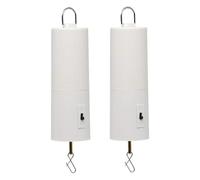 Wind Spinner Motor Battery Operated for Hanging Display Yard White Spinners Outdoor Sculptures 2 Pack