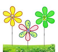 Wind Spinners For Yard And Garden | Hummingbirds Frogs Butterfly Windmill - Rustproof Decorative Windmill Garden Stake For Patio Balcony Lawn Decoration