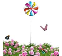 Wind Spinners - Metal Sculptures and Outdoor Art Decorations with Spike | Decorative Garden Mill for Patio, Patio, Balcony, Country House, Landscape, Party