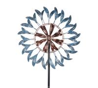 Wind Spinners Outdoor, Metal Windmill for Yard Decor 70 inch, 3D Garden Wind Spinners with Heavy Duty Steel Stake, Gifts for Family Friends