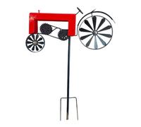 Wind Spinners, Tractor Windmill Metal Yard Art, Rotating Garden Decor Spinner for Lawn, Porch, Patio, Backyard, Outdoor Garden Display, 26.77x11.81x5.51 inches