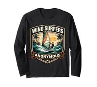 Wind Surfers Anonymous Funny Windsurfer Windsurfing Lover Long Sleeve T-Shirt