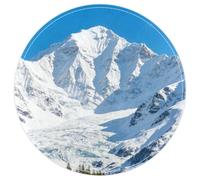 Wind-Swept Headland Plush Accent Rug with Non-Slip Backing for Bedroom