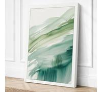 Wind Through Grasses Canvas Wall Art Print 24x16 Inch