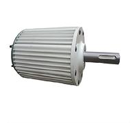 Wind Turbine, 1000W 2000W 3000W 4000W 5000W 10KW 3 Phase Gearless Permanent Magnet Generator 48V AC Alternator Wind Water Turbine(With Base,Onecolor,10KW 200RPM)