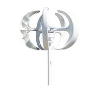 Wind Turbine, 1000W Wind Turbine 12v 24v Vertical Axies Wind Generator Small Windmill Free Energy With MPPT Charge Controller Homeuse(Bianco,MPPT Controller,Onecolor)