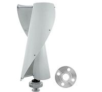 Wind Turbine, 12V/24V 400W Vertical Helix Wind Power Turbine Generator Kit For Household Hybrid Solar Wind System(Onecolor)