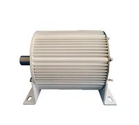 Wind Turbine, 1KW 500RPM Low PRM Rare Earth Permanent Magnet Generator 1000W 48V 96V For Wind And Water Turbine AC Taper Shaft(With Base,120-V,2000W 400RPM)