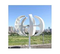 Wind Turbine 2000W Vertical Wind Turbine 12v 24V 48V Vertical Axis Wind Generator Small Windmill Free Energy For Hybrid Solar Wind System(Bianco,MPPT Controller,Onecolor)