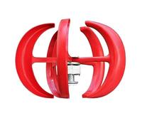 Wind Turbine 3000W Wind Turbine 12v 24v Vertical Axies Wind Generator VAWT Small Windmill Free Energy With MPPT Charge Controller Homeuse(Rosso,MPPT Controller,Onecolor)