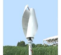 Wind Turbine, 8kw 10kw 24v 48v 8000w 10000w Wind Permanent Magnet Generator Vertical Axis Windmill With MPPT Controller(Option 2,WHITE_24V_10KW)